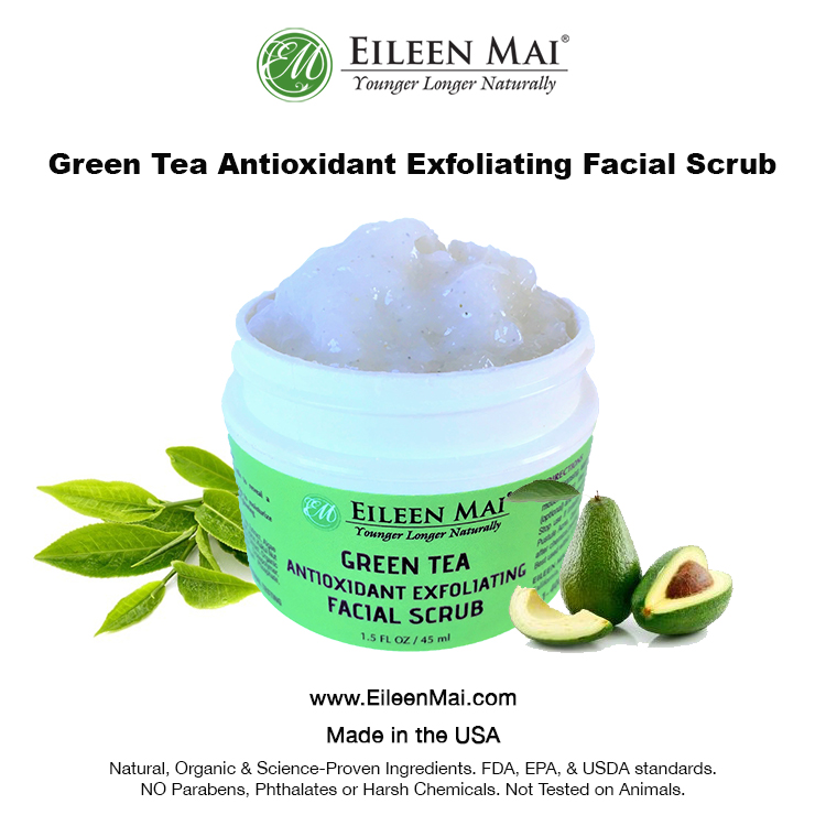 Green Tea Antioxidant Exfoliating Facial Scrub